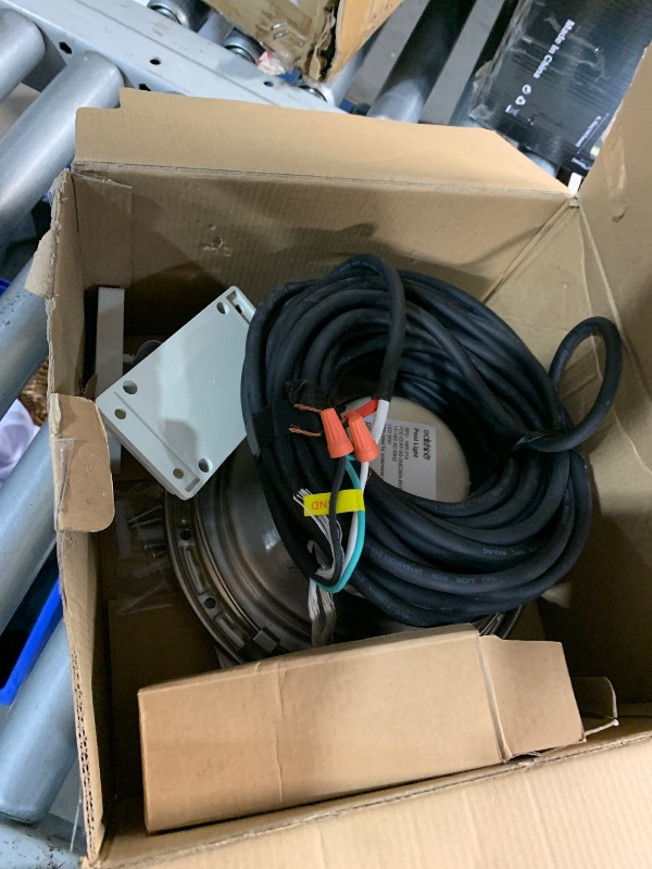 Photo 1 of ***(PARTS ONLY/ NON FUNCTIONAL)***
EDISHINE 10 Inch 12V Pool Lights for Inground Pool, Underwater RGBW Color Changing with 7 Dynamic Effects,Inground LED Pool Lights with Remote & Panel,FCC Certified,316L SS, IP68, 50 Feet Cable