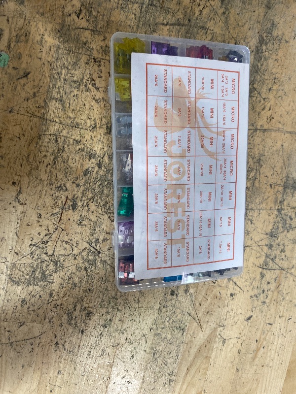 Photo 1 of JOREST 300Pcs Car Fuse Assortment Kit, 160 Mini Blade Fuses Automotive + 90 Standard Auto Fuses + 50 Micro + Puller – Replacement for RV Camper Boat Truck (2Amp 3A 5A 7.5A 10A 15A 20A 25A 30A 35A 40A)