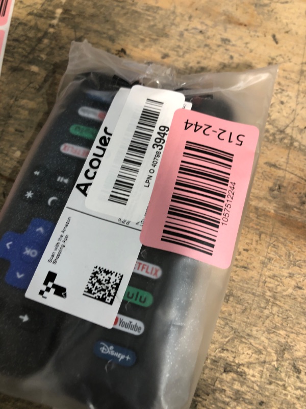 Photo 1 of (Pack of 2) Replacement-Remote-Control for Roku-TV,Compatible for TCL Roku/Hisense Roku/Onn Roku/Philips Roku Smart TVs(Not for Roku Stick and Box)