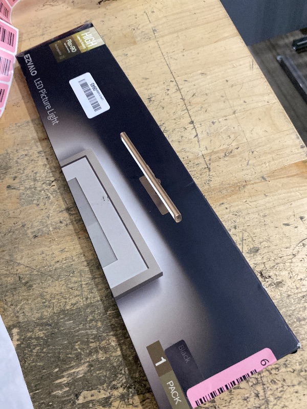 Photo 1 of **PHOTO FOR REFERENCE/GOLD** EZVALO Picture Light for Wall, 4800mAh 16'' Rechargeable Wireless Remote Battery Lights for Painting, Dimmable Magnetic LED Art Display Light, Colors Temperatures, for Gallery, Living Room,Hallway