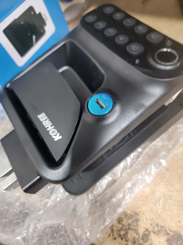 Photo 1 of Kohree Upgraded RV Door Lock Keyless Entry, 4-in-1 RV Door Locks Replacement with APP, Fingerprint, Password, Keys, Bluetooth RV Keyless Entry Door Lock for Trailer Camper RV Travel Trailer Door Latch