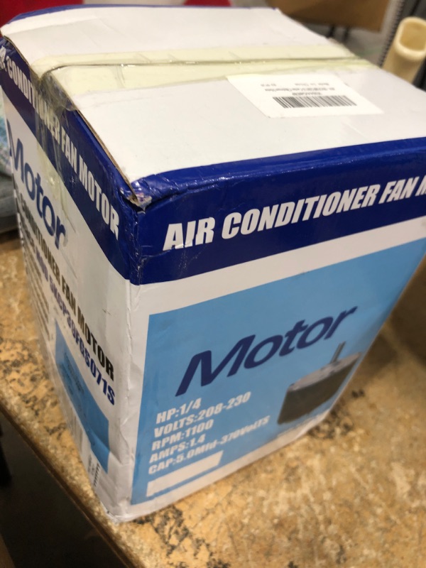 View 2 of 5KCP39FGS071S Carrier Condenser Motor 1/4 HP, 208-230v, 1100 RPM Carrier Condensor Electric Motor Compatible with GE HC39GE236A Inclusive Capacitance