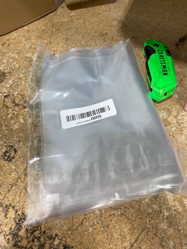 Photo 1 of 1InTheOffice Zipper Pouch for 3 Ring Binder, Binder Zipper Pocket Pouch, Transparent Binder Pocket, Vinyl Ring Binder Pocket Clear, 10" x 8", (2 Pack)