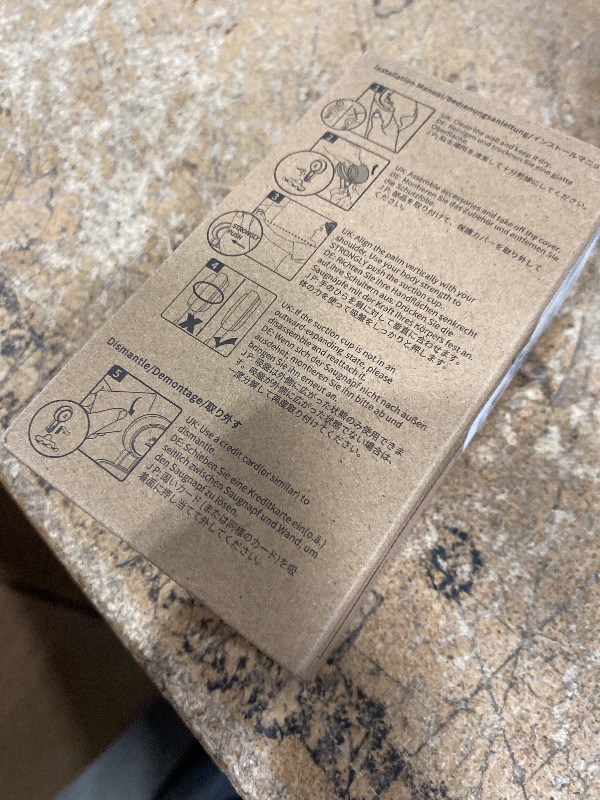 Photo 1 of **ANY DAMAGE/MISSING PIECES UNKNOWN** LEVERLOC Razor Holder for Shower 2 Pack, Powerful Suction Cup Shower Hooks for Towel, Loofah, Razor, Squeegee, Damage-Free Wall Hooks, Shaver Holder for Bathroom, Easy to Install and Reuse, White