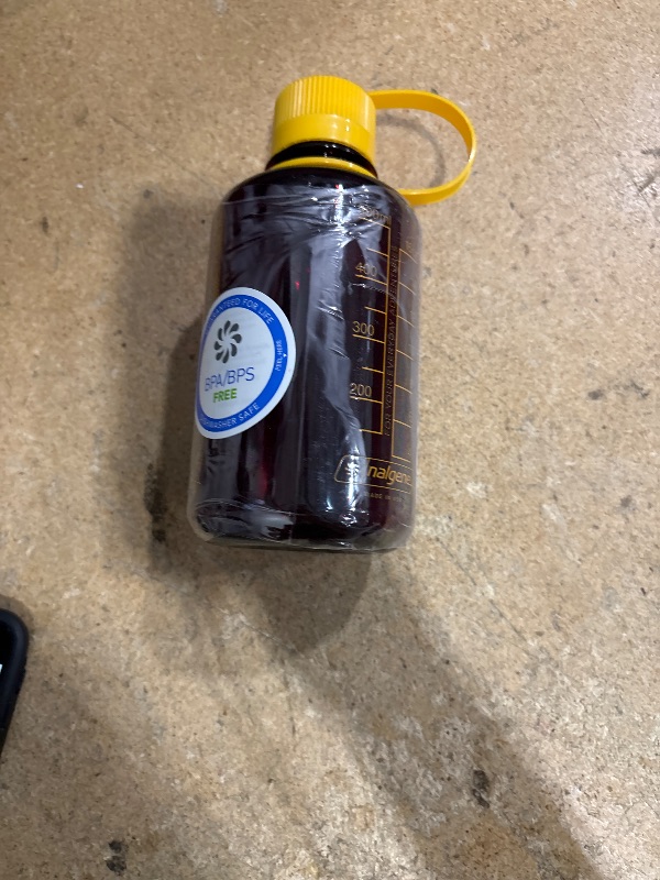 Photo 1 of Nalgene Sustain Tritan BPA-Free Water Bottle Made with Material Derived from 50% Plastic Waste (Using ISCC Certified Mass Balance), 16 OZ, Narrow Mouth, Laker