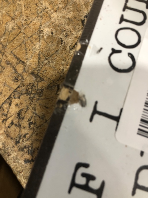 Photo 1 of **SMALL CHIP** Funny Wood Signs, Rustic Farmhouse Wall Decor, Tabletop Decor, Decorative Wooden Box Sign, Wall Decoration Sign for Home Office Indoor Outdoor Yard, Disney Lover Gift