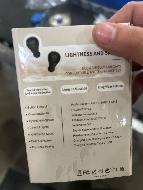 Photo 1 of **DEVICE WILL NOT CHARGE** Invisible Mini Earbuds Wireless Bluetooth, Low Profile Micro Smallest Tiny Discreet Hidden Earbuds for Work, Small Headphones, Invisible Sleep Wireless Earphone IPX5 Waterproof for Small Ear Canals