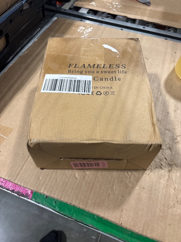 Photo 1 of ** ONLY ONE CANDLE** Sasigeiaa Waterproof Outdoor Candles with Timer & Remote - Battery Operated LED Candles, Realistic Flameless Plastic Pillar, Pack of 1 (4" D x 10" H, Ivory) for Patio, Garden Camping Rainy Weather