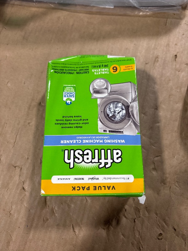 Photo 1 of Affresh Washing Machine Cleaner, Cleans Front Load and Top Load Washers, Including HE, 6 Tablets