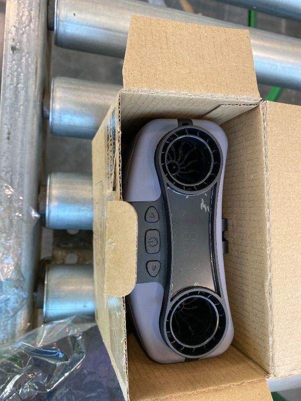 Photo 1 of *Needs charging * Socool 10000mAh Portable Waist Fan Clip on Wearable Belt Personal Fans Rechargeable Battery Operated, 20H Cooling with 10 Speeds & Dual Motors,Neck Hanging Hands-Free for Outdoor Travel Power Bank