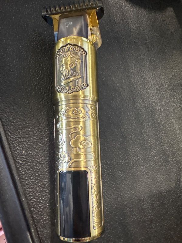 Photo 1 of *MISSING PARTS**SIMILAR ITEM*** Fannas Hair Clippers for Men, Professional Hair Trimmer Barber Cordless Zero Gapped Hair Clippers with LCD Display, Mens Gifts Beard Trimmer T Liners Shavers Edgers Clipper for Hair Cutting - Gold
