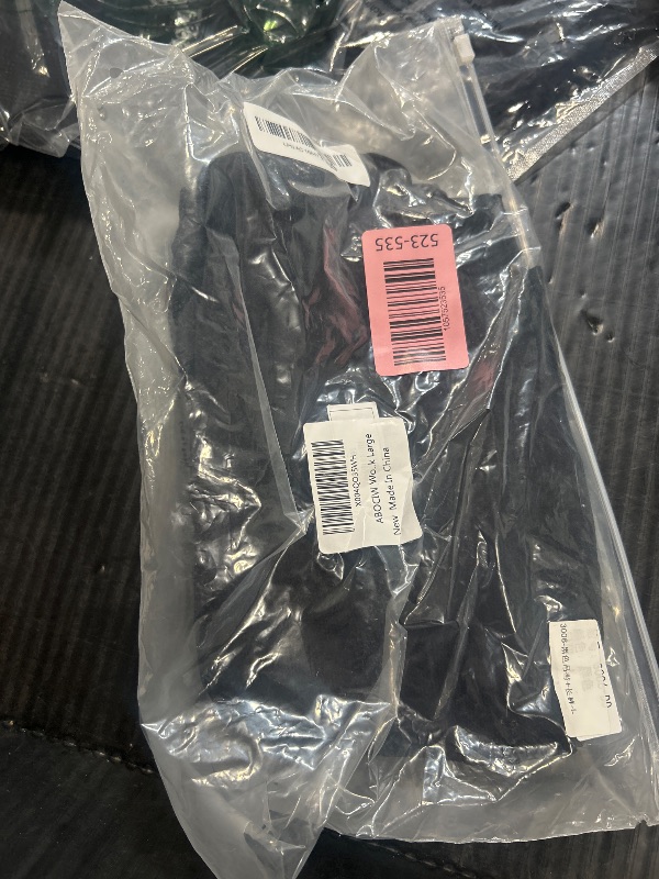 Photo 1 of ** ONLY BOTTOMS* 
ABOCIW Womens Workout  Seamless Color Block Sports Bra Scrunch Butt Lifting High Waist Leggings Gym Set Yoga Pilates Outfits Athletic Work Out Clothes Black Large