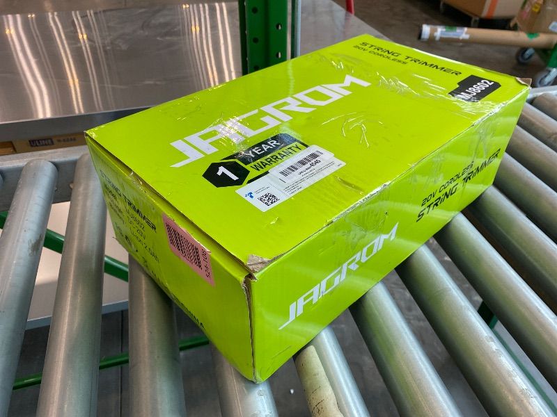 Photo 1 of *Missing Parts*JAGROM 12-inch 20V Cordless String Trimmer with Charger, 2 X 2.0Ah Battery Powered with Auto Line Feed, Lawn Edger with Grass Cutter