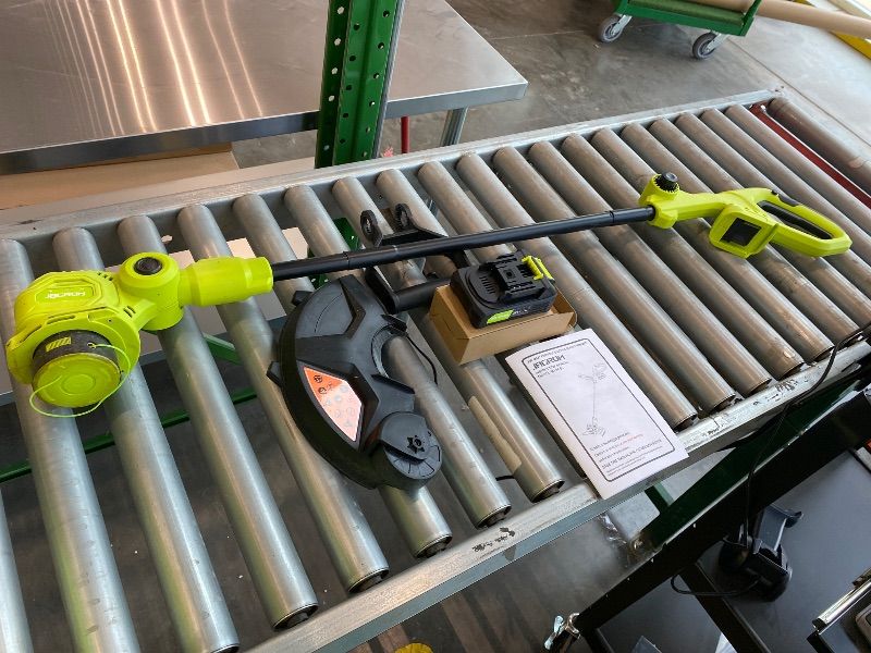 Photo 1 of *Missing Parts*JAGROM 12-inch 20V Cordless String Trimmer with Charger, 2 X 2.0Ah Battery Powered with Auto Line Feed, Lawn Edger with Grass Cutter