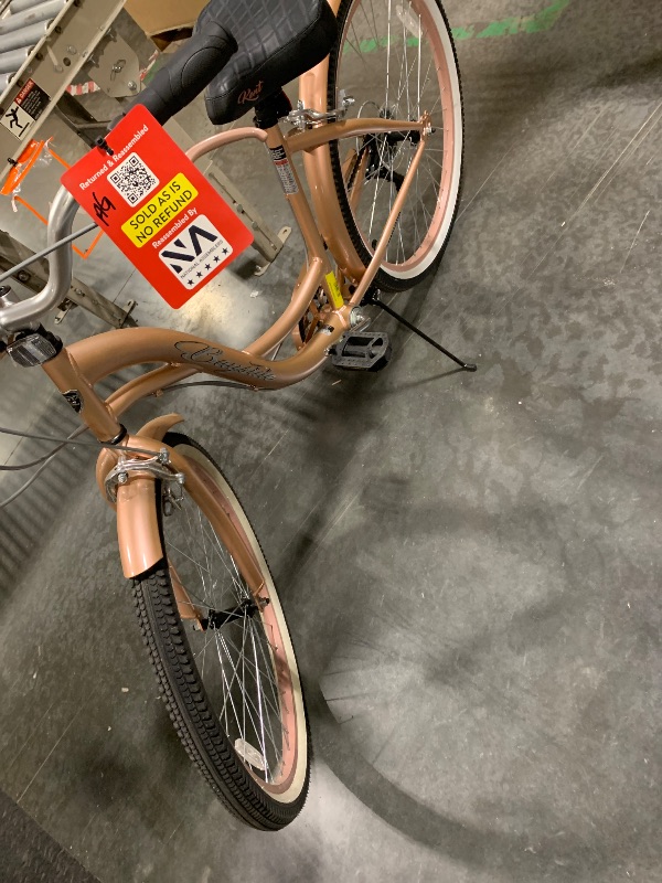Photo 1 of ***TIRES A LITTLE FLAT***** 26" Kent Bayside Cruiser Bicycle, Fits Rider: 5'2"-5'10", Rose Gold, Adult, Unisex