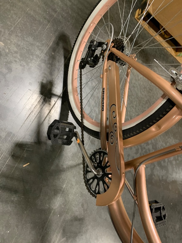 Photo 1 of ***TIRES A LITTLE FLAT***** 26" Kent Bayside Cruiser Bicycle, Fits Rider: 5'2"-5'10", Rose Gold, Adult, Unisex