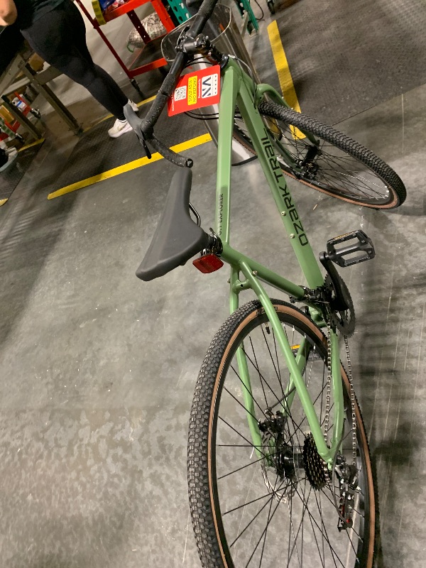 Photo 1 of ***CHAIN IS OFF & TIRES ARE FLAT*** Ozark Trail G.1 Explorer Drop Bar Gravel Bike, Medium Frame, Green, Adult