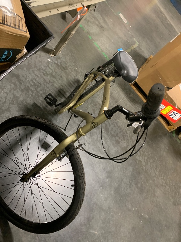 Photo 1 of ***tire a little flat*** Huffy 27.5" Parkside Comfort Bike, Fits Riders 5'0"+, Sage Green, Adult, Men's