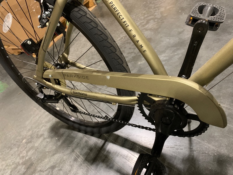 Photo 1 of ***tire a little flat*** Huffy 27.5" Parkside Comfort Bike, Fits Riders 5'0"+, Sage Green, Adult, Men's