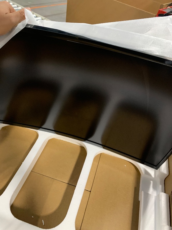 Photo 1 of ***SCREEN DAMAGED, FOR PARTS ONLY, SALE FINAL*** Samsung 27" Essential S3 (S36GD) Series FHD 1800R Curved Computer Monitor, 100Hz, Game Mode, Advanced Eye Comfort, HDMI and D-sub Ports, LS27D366GANXZA, 2024