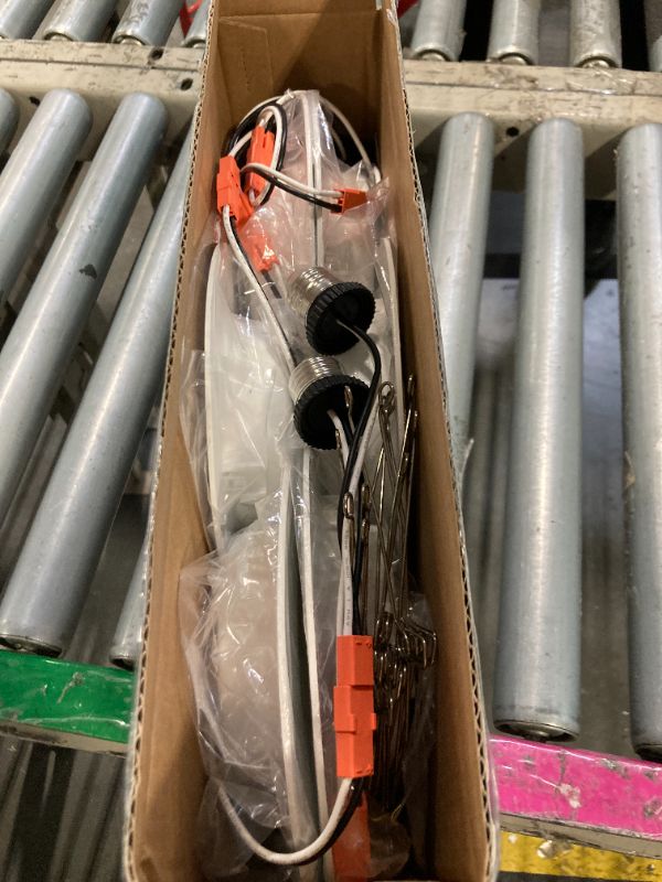 Photo 1 of ***CORRECT ITEM****Amico 5/6 inch 5CCT LED Recessed Lighting 6 Pack, Dimmable, IC Rated, 12.5W=100W, 950LM Can Lights with Baffle Trim, 2700K/3000K/4000K/5000K/6000K Selectable, Retrofit Installation, ETL & FCC