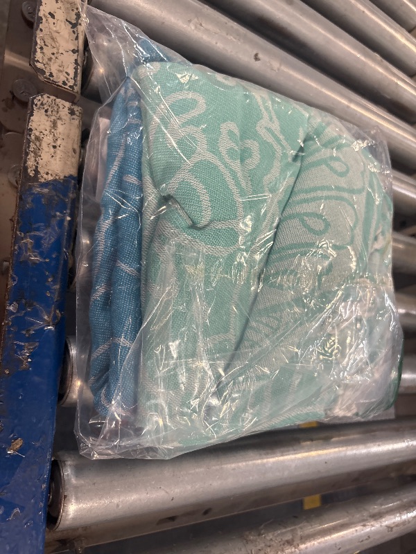 Photo 1 of ***used*** Vikumond Thin Turkish Beach Towel Lightweight Soft Cotton Extra Large XL Oversized Sand Free Sandproof Absorbent Quick Dry Towels Cloud Bath Pool Travel Compact Essentials Accessories for Adult Gifts