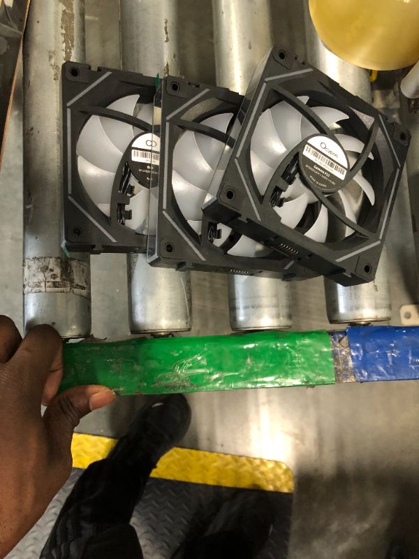 Photo 1 of Ocypus Gamma F12 UNI 120mm PC Fans, Daisy-Chain Computer Case Cooling Fan, New-gen Infinity Mirror, Flowing ARGB Light Effects, Low Noise PWM, Up to 1800RPM 9-Blade Reverse (BK, 3PCS)X004QJI92D
