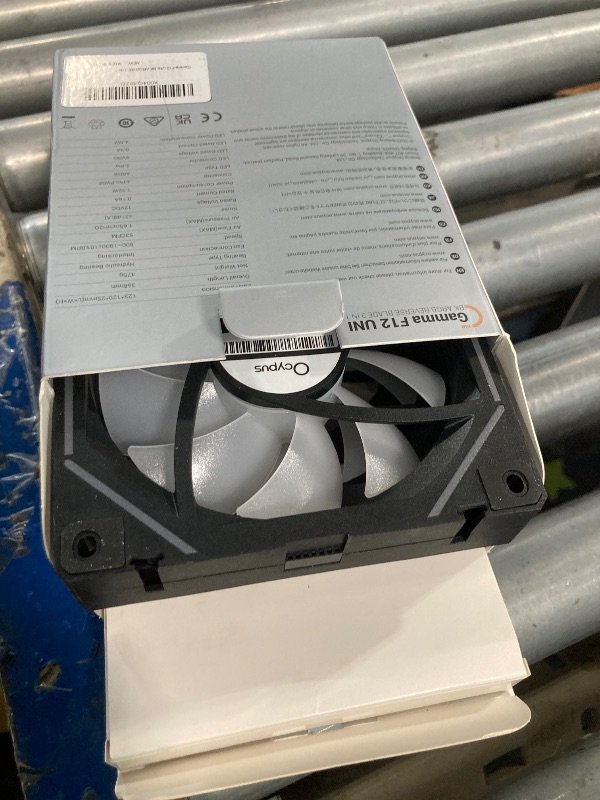 Photo 1 of Ocypus Gamma F12 UNI 120mm PC Fans, Daisy-Chain Computer Case Cooling Fan, New-gen Infinity Mirror, Flowing ARGB Light Effects, Low Noise PWM, Up to 1800RPM 9-Blade Reverse (BK, 3PCS)X004QJI92D
