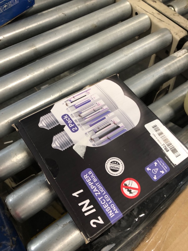 Photo 1 of [2-Pack] BANPESTT Bug Zapper Light Bulb 2-in-1 Indoor Mosquito Zapper Gnat Trap- Electric Fly Insect Killer&Bug Catcher for Home Backyard Patio