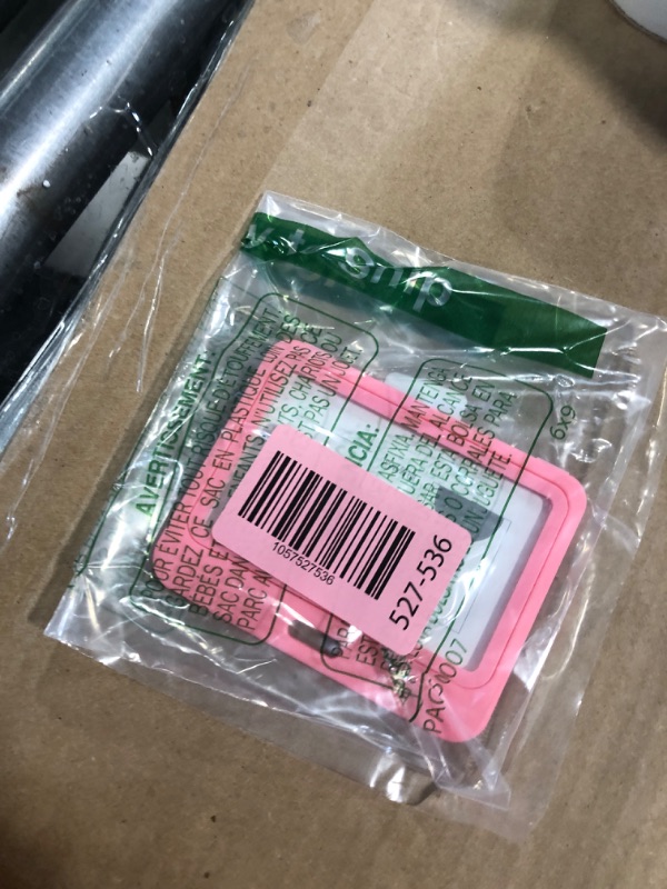 Photo 1 of 1 Pcs ID Badge Holder with Double-Sided Windows Horizontal Hard Plastic Case Pink Card Protector Pouch for Office School ID Credit Cards Proximity Key Cards Driver’s Licenses and Passes