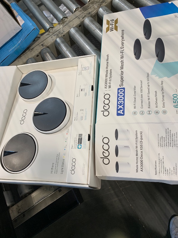 View 2 of TP-Link Deco X55 AX3000 WiFi 6 Mesh System - Covers up to 6500 Sq.Ft, Replaces Wireless Router and Extender, 3 Gigabit Ports per Unit, Supports Ethernet Backhaul, Deco X55(3-Pack)