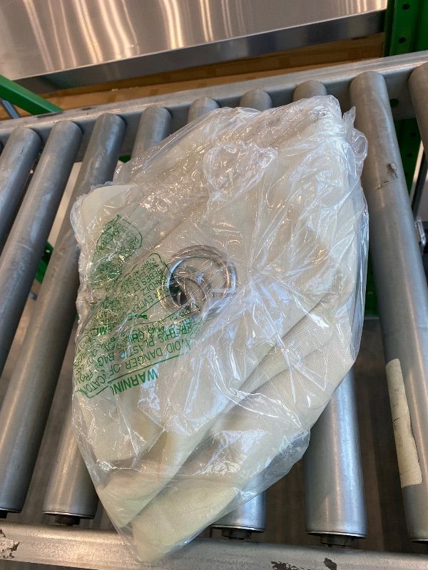 Photo 1 of *One Panel Only* BONZER Outdoor Waterproof Curtains for Patio Wide Grommet Light Filtering Outside Curtains for Gazebo, Porch, Pergola, Pavilion, 1 Panel, 110W x 84L inch, Cream