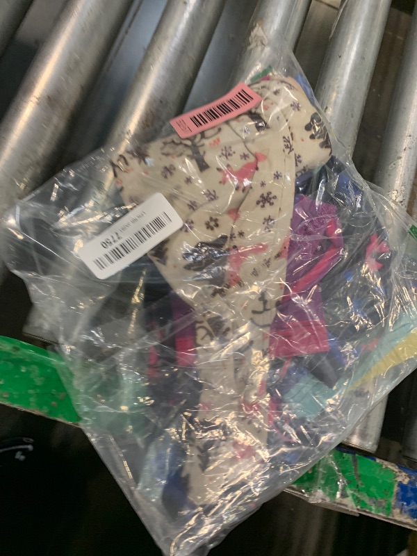 Photo 1 of ***DIRTY***TODDOR 4 Pack Girls Printed Leggings Multipack Girls Stretchy Tights Athletic Leggings Kids Printed Pants 6-12 Years Multicolor