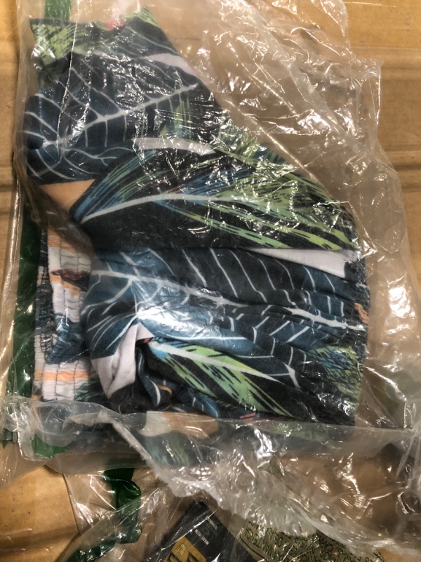 Photo 1 of ***VERY USED ***Boho Sundresses for Women 2025 Summer Beach Vacation Dresses Teen Fashion Floral Graphic Mini Dress Tube Tops Dresses(Leaf Print 4,X-Large)