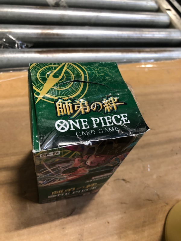 Photo 1 of  ALL ARE OPEN********* BANDAI ONE Piece Card Game Master and Student Bonds (OP-12) Booster Box (Japanese) - 24 Packs