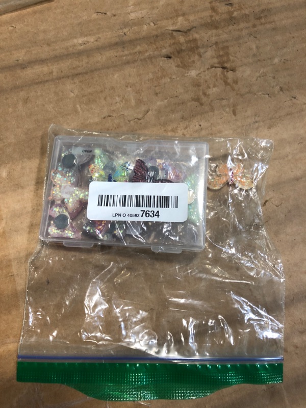 Photo 1 of ?Tandatrui 18Pcs 3D Colorful Butterfly Fridge Magnets,Stong Decorative Magnets for Refrigerators, Office Whiteboards School Lockers (18, AA)