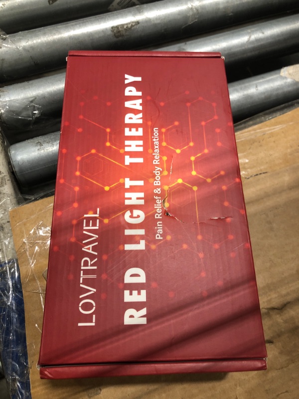 Photo 1 of **MISSING CORD***LOVTRAVEL New 16'' X 7.9'' LED 660nm Red Light Therapy and 850nm Near Infrared Light Therapy Devices Large Pads Wearable Wrap for Pain