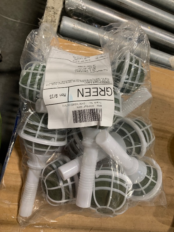 Photo 1 of [ 16 Pack] Bouquet Holders Foam Floral Handle Bouquet Holder Foam Bouquet Holders for Bridal Fresh Flowers Floral Arrangement Foam Kit Wedding