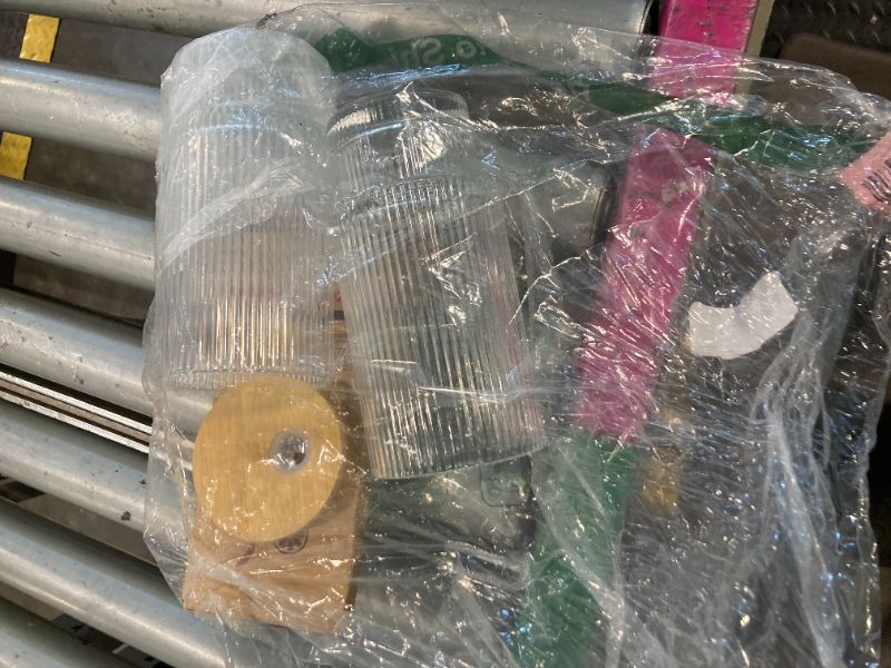 Photo 1 of ***ONLY TWO CUPS*****AiMQnLe Glass Cups with Lids and Straws - 16 oz Iced Coffee Cups, Vintage Ribbed Drinking Glasses with Bamboo Lids, Tumbler for Juice, Beer, Coffee, Milk, Cocktail, Water (4 Pack)