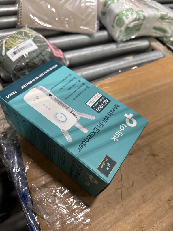 Photo 1 of TP-Link AC1900 WiFi Range Extender RE550 | Dual-Band Wireless Repeater Amplifier w/Gigabit Ethernet Port | Up to 2200 Sq. Ft., 32 Devices | Internet Signal Booster | APP Setup | EasyMesh Compatible