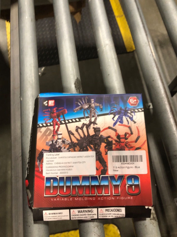 Photo 1 of (Assembly Required) Spider T13 Action Figure Set -Titan 13 Action Figure with Sucker Spider T-13 Collectible 3D Printed Toys Highly Detailed Action Figures for Collectors and Fans - Blue