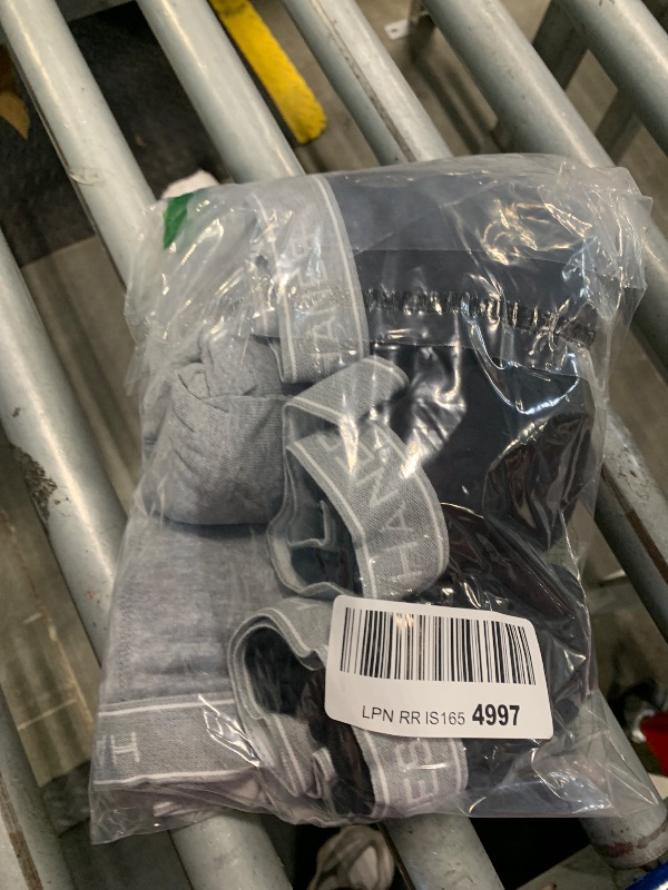 Photo 1 of .***ONLY FOUR*** Hanes Men Hanes Boxer Briefs, Cool Dri Moisture-Wicking Underwear, Cotton No-Ride-up for Men, 6 Pack, Black/Grey, Medium