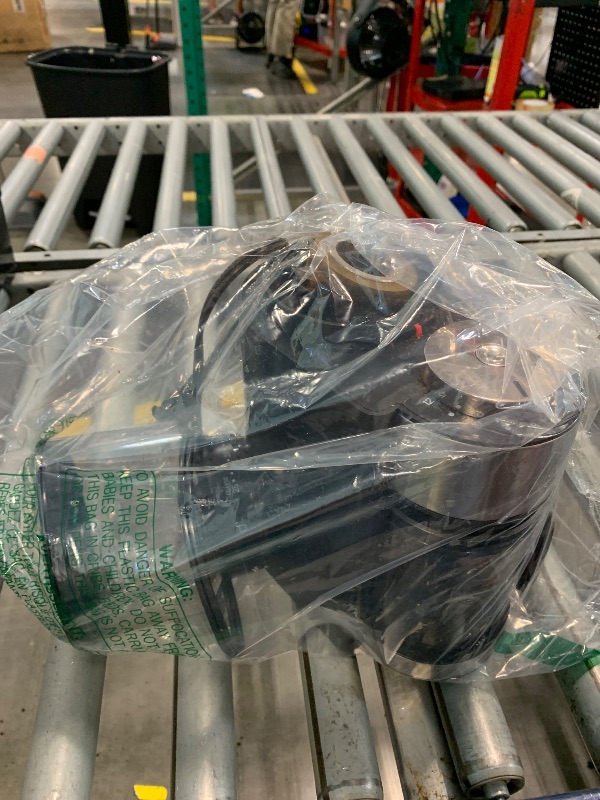 Photo 1 of ***MISSING LID****Aromaster conical burr grinder, 25 grind settings, 2-12 cups timer, portafilter holder, anti-static, includes brush, black