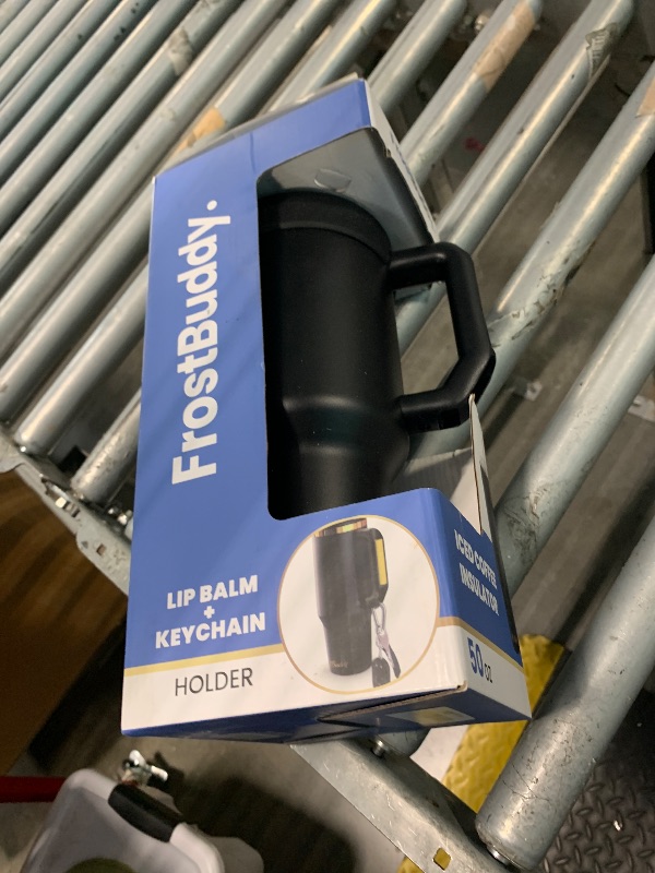 Photo 1 of ****MISSING LID****Frost Buddy Thicc Buddy - 50 oz Stainless Steel Vacuum Insulated Tumbler with Lid and Straw for Water - Travel Mug Cupholder Friendly - Gifts for Women Men Him Her (Texas Tea)