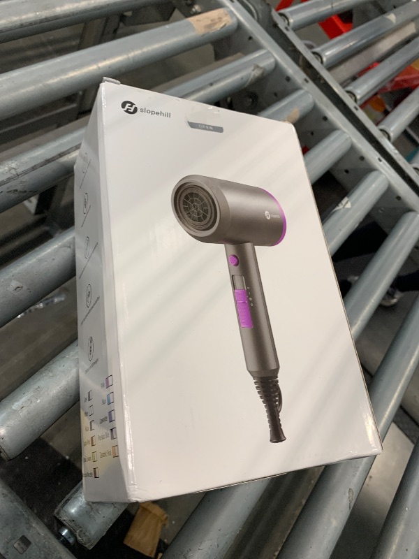 Photo 1 of **MISSING PIECES**
slopehill Professional Ionic Hair Dryer, Powerful 1800W Fast Drying Low Noise Blow Dryer with 2 Concentrator Nozzle 1 Diffuser Attachments for Home Salon Travel