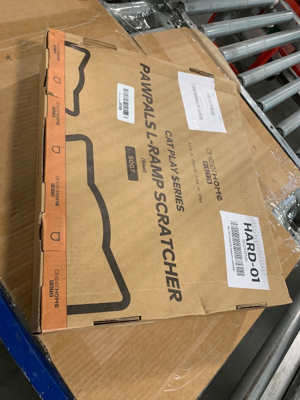 Photo 1 of ** VERY USED*** CHEERHOME PETS Sisal Cat Scratcher Ramp for Indoor Cats, 24.8" L Shape Scratching Post Climbing Vertical Cat Scratch Pad, Solid Wooden Cat Furniture(Medium)