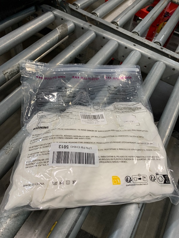 Photo 1 of **MISSING PIECES**RSLOVE Women Sexy Lingerie Set 3 Piece Babydoll & Lace Kimono Robe Bridal Strap Chemise Mesh Nightgown White L