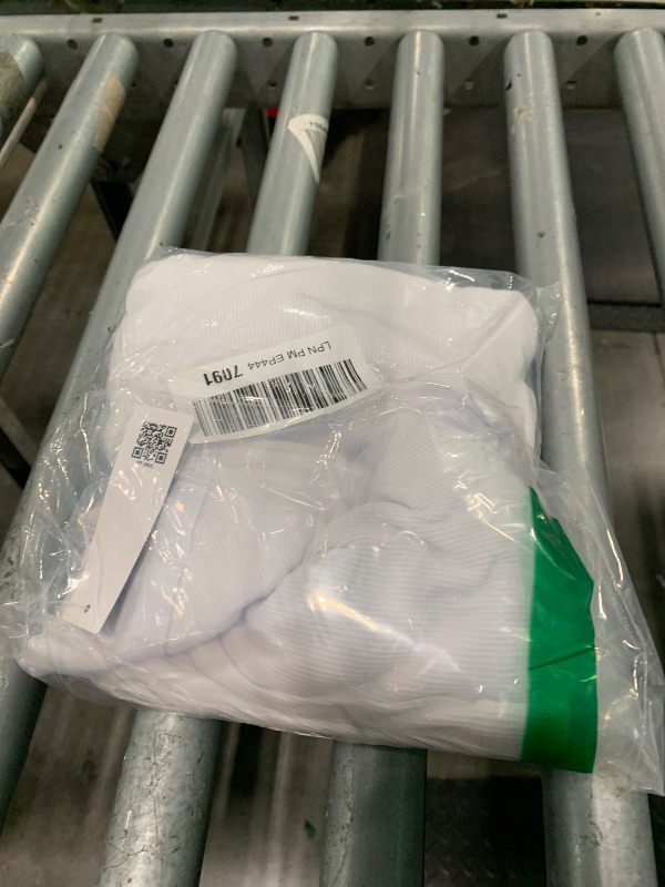 Photo 1 of Different Touch 2 Pack Men's G-Unit Style Tank Tops Square Cut USA Design Muscle Ribbed Wife Beater Underwear Shirts (M, White)