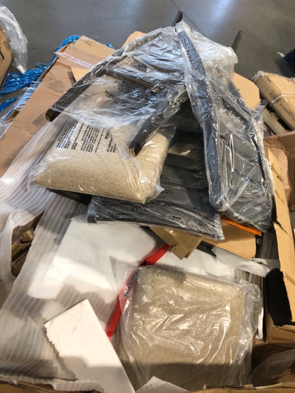 Photo 1 of ***IT IS UNKNOWN IF IT HAS MISSING PARTS***Signature Design by Ashley Rokane 20" Dining Room Table Set with 6 Upholstered Chairs, Brown