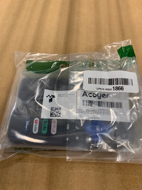 Photo 1 of (Pack of 2) Replacement Remote Control Only for Roku TV, Compatible for TCL Roku/Hisense Roku/Onn Roku/Sharp Roku/Element Roku/Westinghouse Roku/Philips Roku Smart TVs (Not for Roku Stick and Box)
